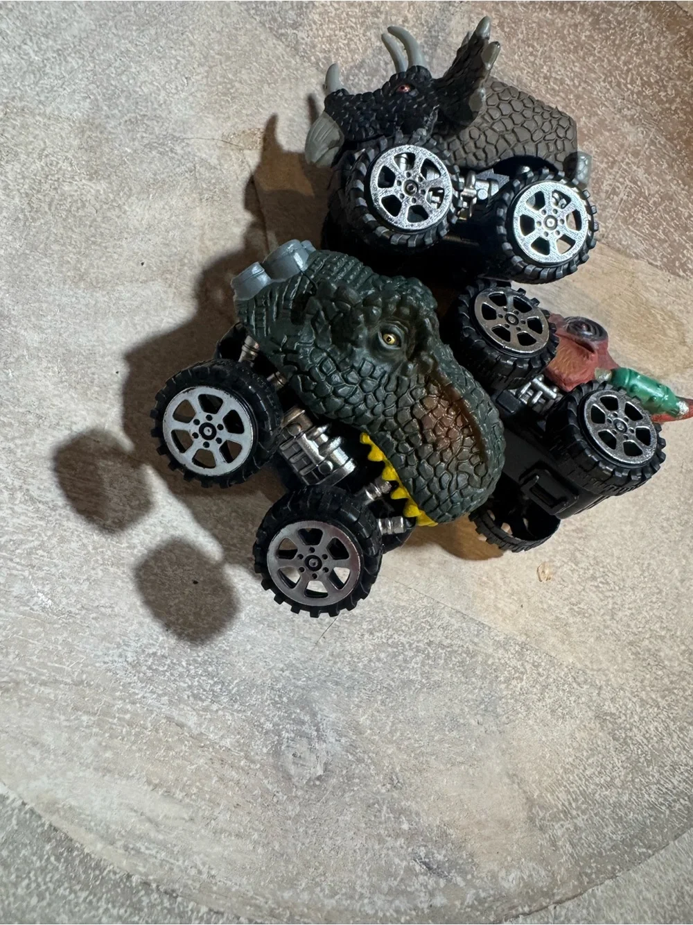 Green Dinosaur Pull and Roll Truck Toy - Kids Toy Vehicle